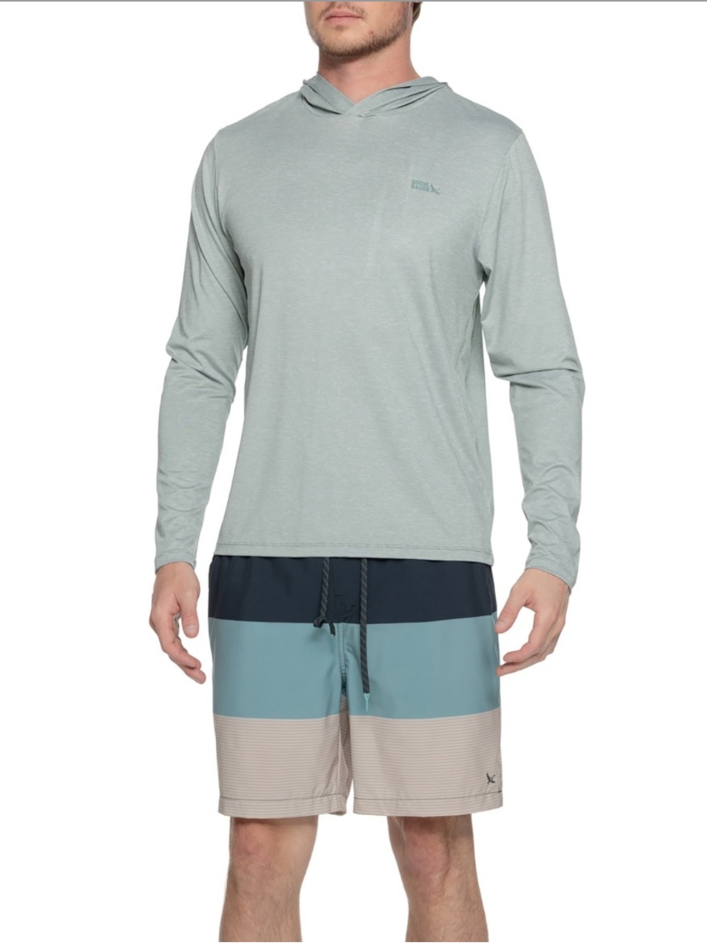 Eddie Bauer Color-Block Swim Trunks